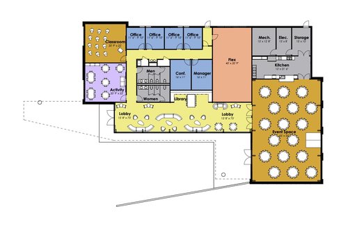 Activity Center - color layout - preliminary
