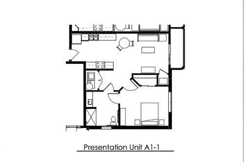 2nd Building - 1 bedroom