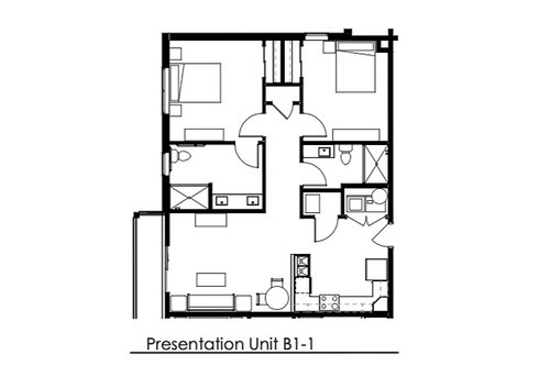 2nd Building - 2 bedroom