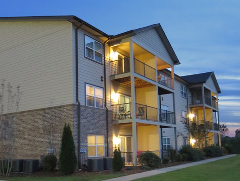 Alder Springs Balcony Views in the evening