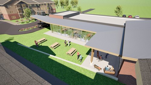 Rendered view of Activity Center